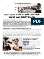 Stop the War on Syria