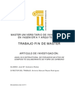 Análisis Estructural de Forjados Mixtos de Composite Colaborante de Fibra de Carbono