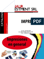 Catalogo Imprenta