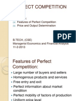 Perfect Competition Market