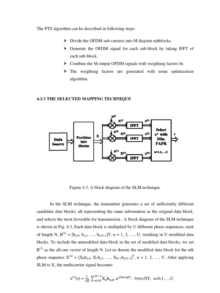 SLM Technique for OFDM Signal Processing | PDF