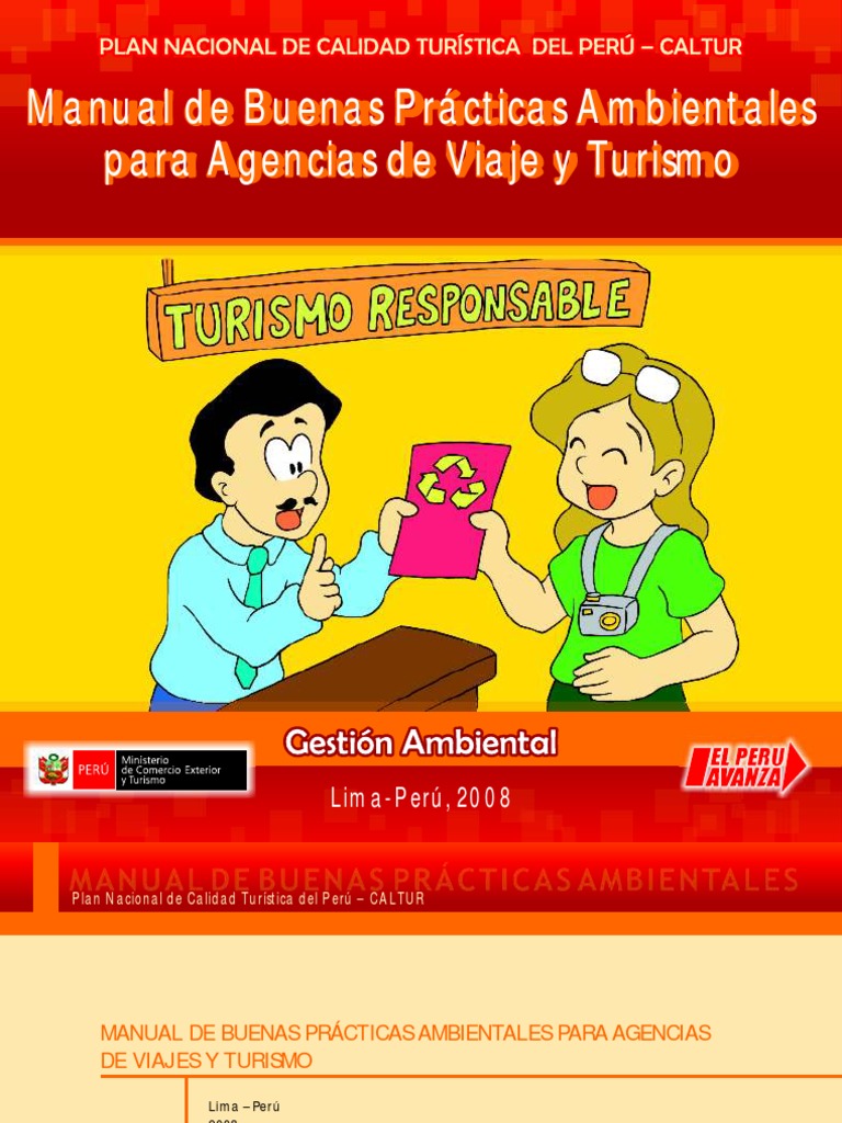 Manual Buenas Practicas Ambientales Agencias Viaje Turismo