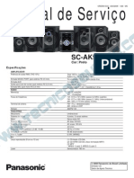 9441 Panasonic SC-AK970LB-K Sistema de Audio Con CD-Casette-USB Manual de Servicio