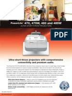 Epson Powerlite 475 Multimedia Projector Brochure