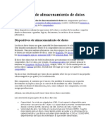 Dispositivo de Almacenamiento de Datos