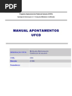 Capa de Apontamentos. Ufcd