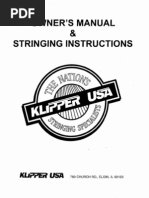 Download Klippermate Stringing Instructions by kobe3pointer SN16406586 doc pdf