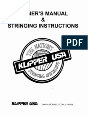 Klippermate Badminton Stringing Machine