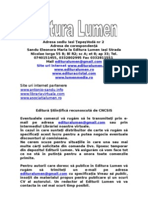 Catalog Carte Stiintifica Si Universitara Iunie 2009 | PDF