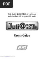 Juli Xte Users Guide
