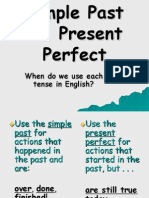 Past Simple Vs Present Perfect