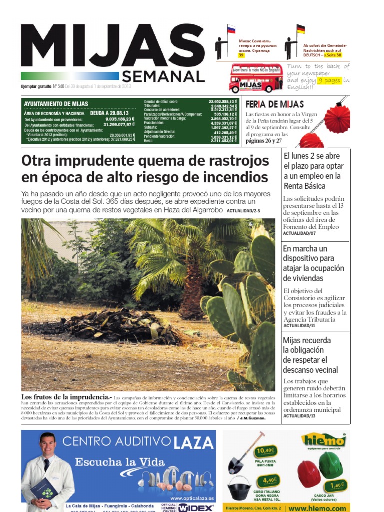 Mijas Semanal Nº546 Del 30 de Agosto Al 5 Septiembre de 2013 PDF Fenicia Arqueología picture