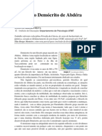 Trabalho Escrito de Demócrito de Abdera