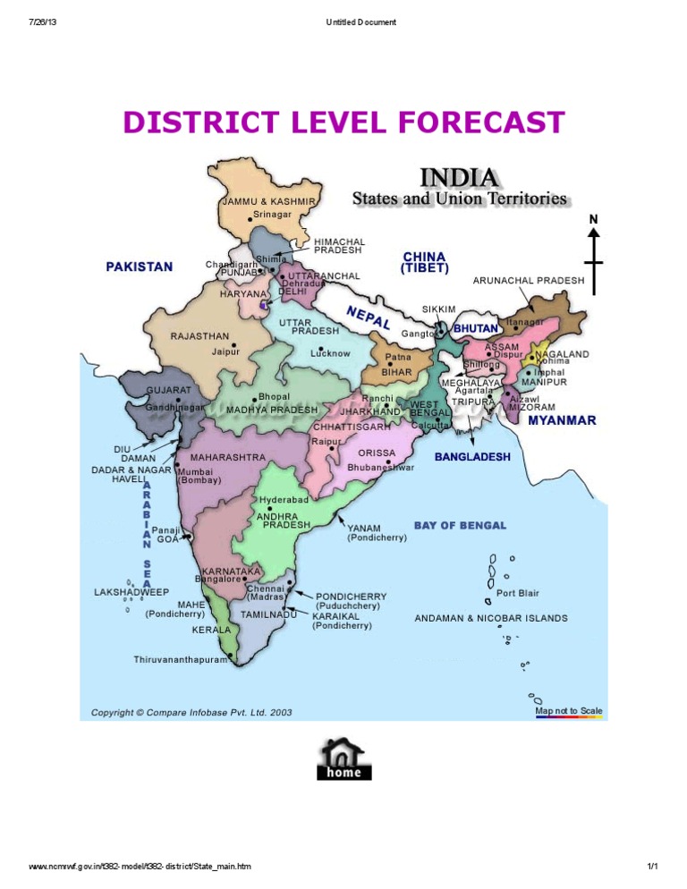 District Level Weather Forecast | PDF