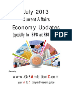 July 2013 Economy Updates - Gr8AmbitionZ