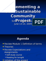 Implementing a Self-Sustainable Community Project 2
