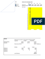 SMM Daily Reclamation Progress and Volume Calculations