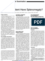 Does This Patient Have Splenomegaly?