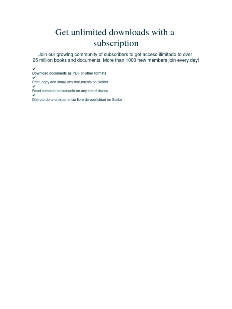 Get Unlimited Downloads With A | PDF | Scribd | Media Technology