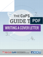 McGill Cover Letter Guide