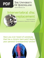 Intervertebral Disc Replacements