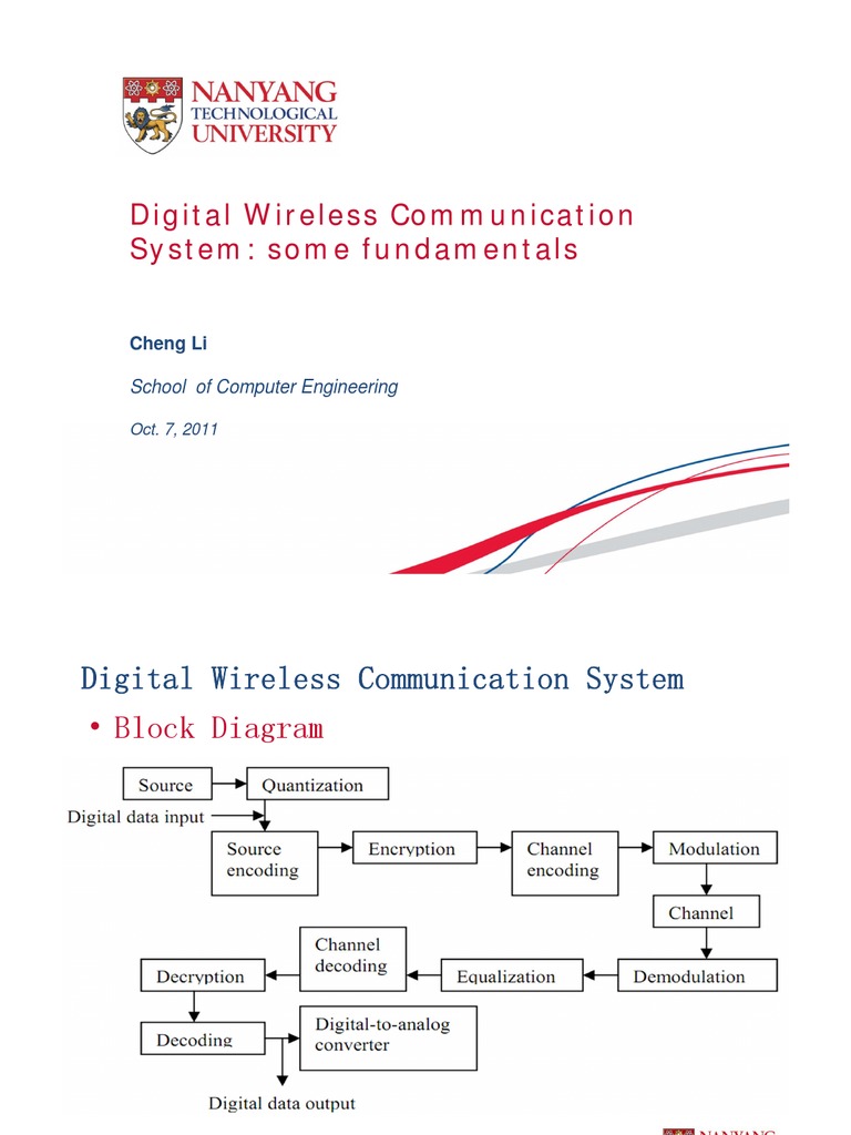 Fundamentals of Digital Wireless Comm | PDF | Radio | Forward Error ...