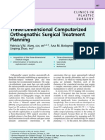 Three-Dimensional Computerized Orthognathic Surgical Treatment Planning