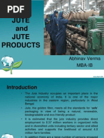 Jute and Jute Products