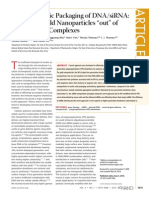 Labile Catalytic Packaging of DNA,SiRNA(Control of Gold Nanoparticles Out of DNA,SiRNA Complexes)