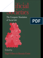Gilbert, Conte Artificial Societies. The Computer Simulation of Social Life