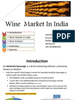Introduction - Wine Market in India - Swot Analysis - Summary - Queries