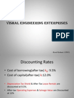 Analysis of a Make or Buy for Leasing