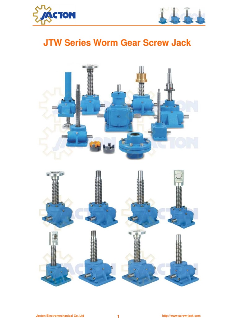 JTW Series Worm Gear Screw Jack, Worm Gear Wheel Lifts, Worm Gear Screw
