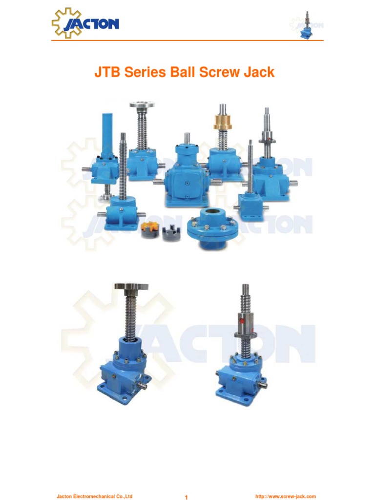 JTB Series Ball Screw Jack, Ball Screw Lift, Ball Screw Lifter, Linear ...