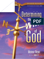 September, October 2008 [Determining the Will of God]