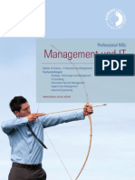 Studienprogramm "Professional MSC Management Und IT" - Donau-Universität Krems