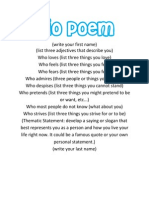 Bio Poem