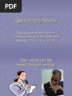 Quick Writing