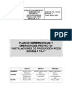 Plan de Contingencias y Emergencias Proyecto Brotula 2