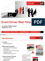 Event Driven Real Time Analytics