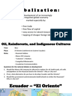 Oil Rainforests and Indigenous Cultures