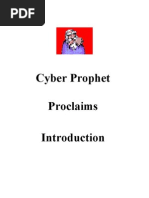 Download Cyber Prophet Proclaims Introduction by Cyber Prophet SN16424965 doc pdf