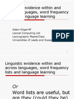 Linguistic Evidence