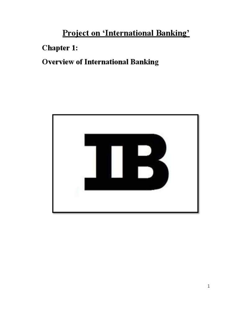 International Banking | PDF | Foreign Exchange Market | Banks