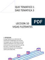 Vigas flotantes: definición, tipología, armado y detalles constructivos