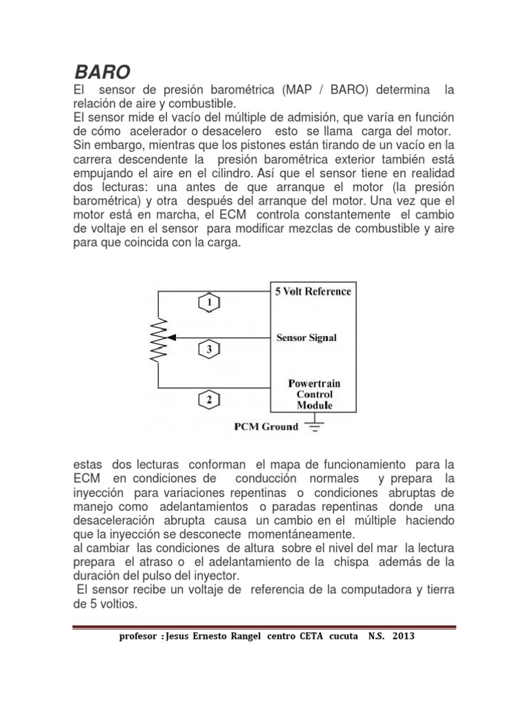 BARO Sensor | PDF | Tecnología