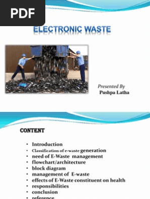 E Waste Management