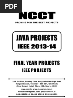 Download 2013-14 Ieee Java Ieee Project Titles Yr 2013-2014 Ncct Java Ieee Project List by ncctstudentproject SN164281841 doc pdf