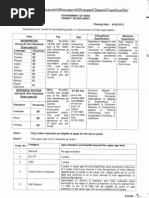 Notification Cabinet Secretariat Nterpreter Research Officer