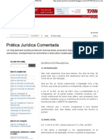 Prática Jurídica Comentada - DIVÓRCIO EXTRAJUDICIAL